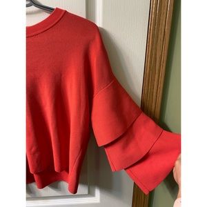 Top sweater - Coral color